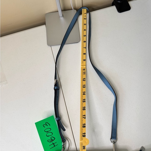 Michael Kors Selma Stud Medium Sky Blue Leather‎ Crossbody Bag - Picture 13 of 13